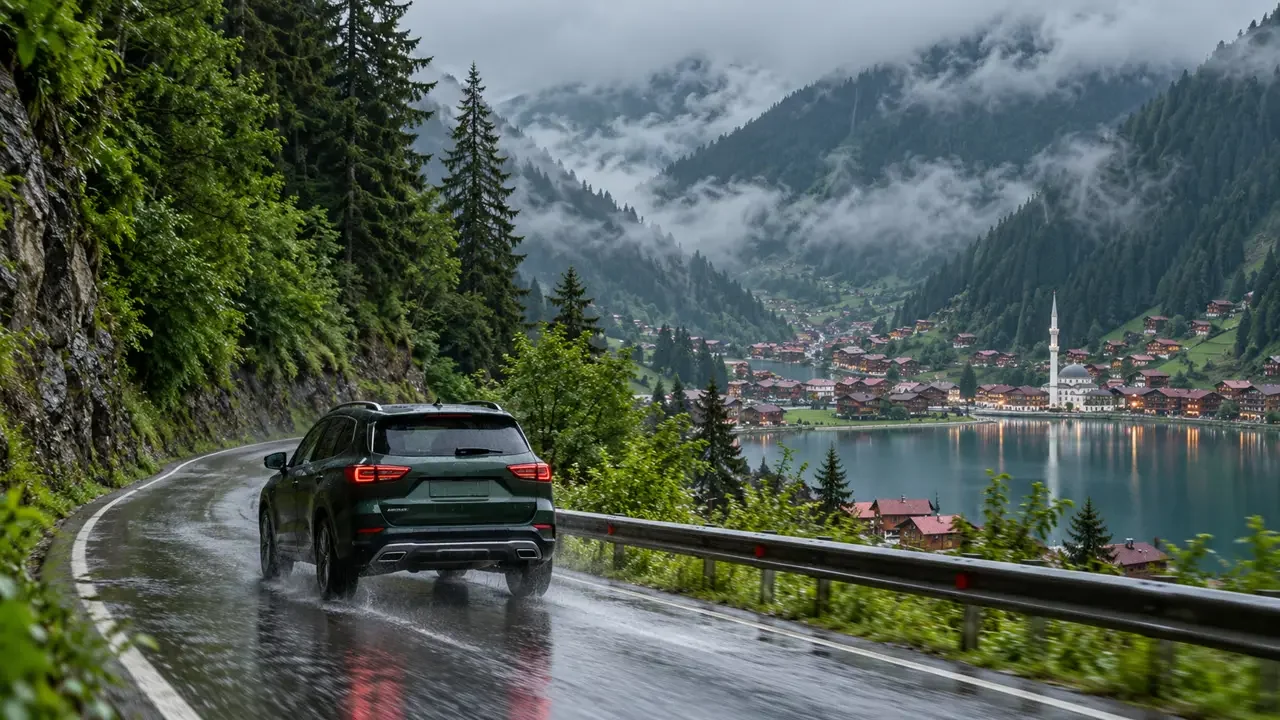 Trabzon Havalimanı ile Uzungöl arasında kiralık araç yolculuğu
